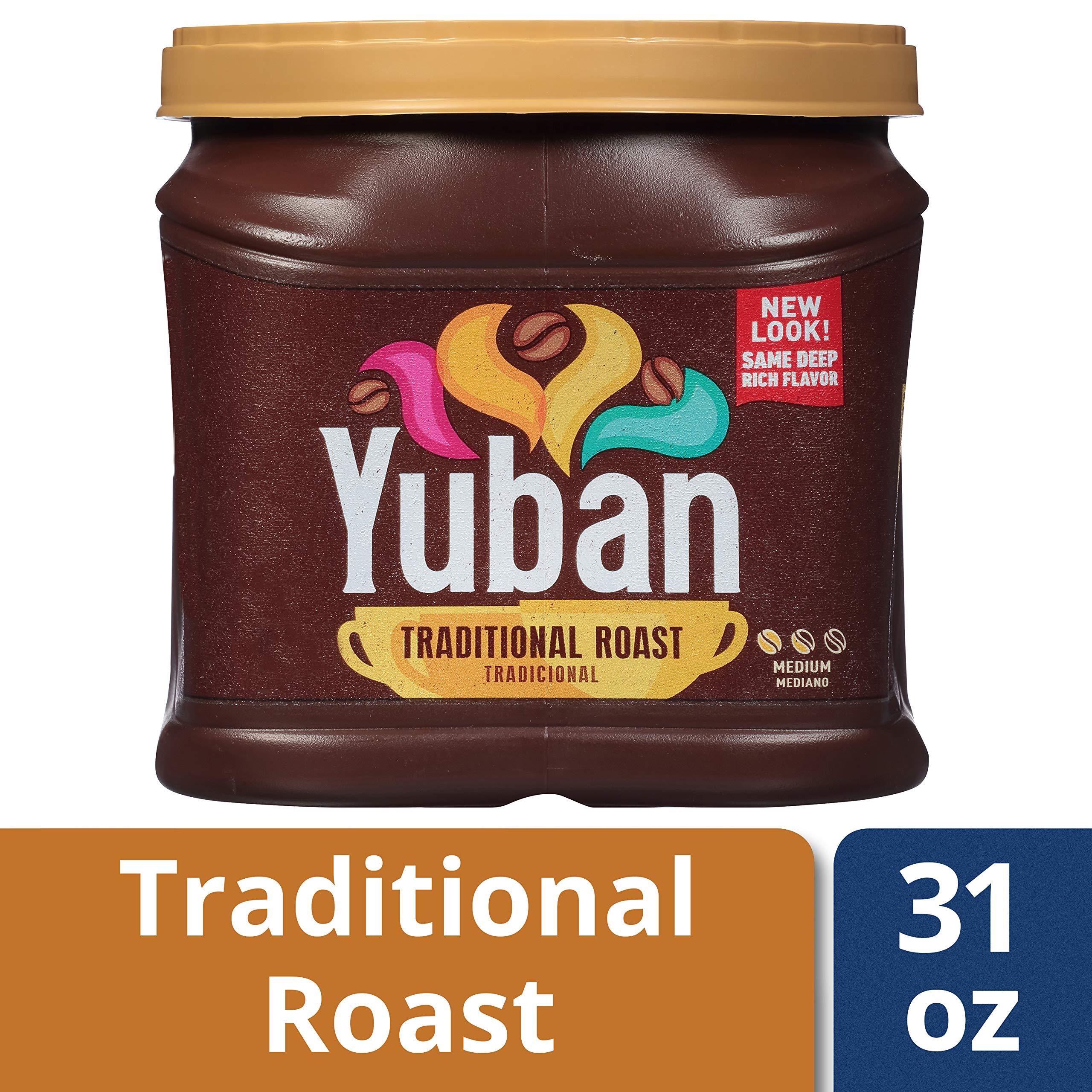 Yuban Yuban Traditional Medium Roast Ground Coffee (31 oz Canisters, Pack of 2)