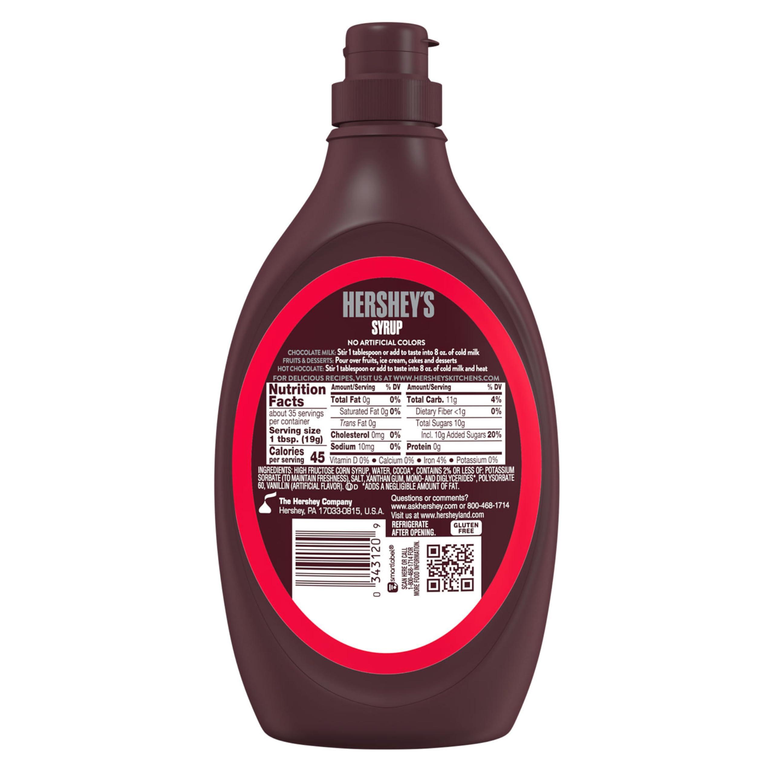 HERSHEY'S HERSHEY\'S Chocolate Syrup Bottle, 24 oz