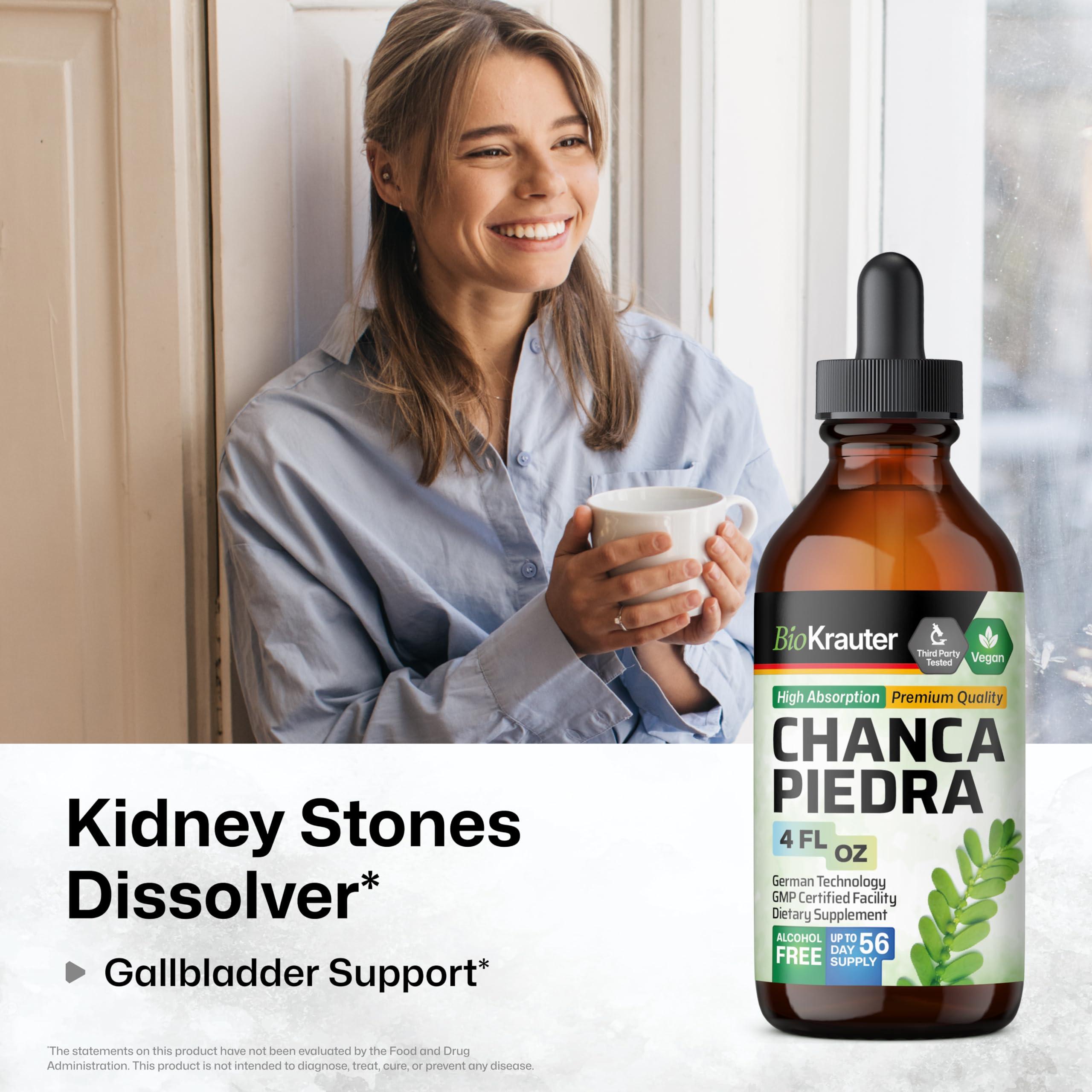 BIO KRAUTER BIO KRAUTER Chanca Piedra 250 Capsules & Chanca Piedra Tincture 4 Fl. Oz.