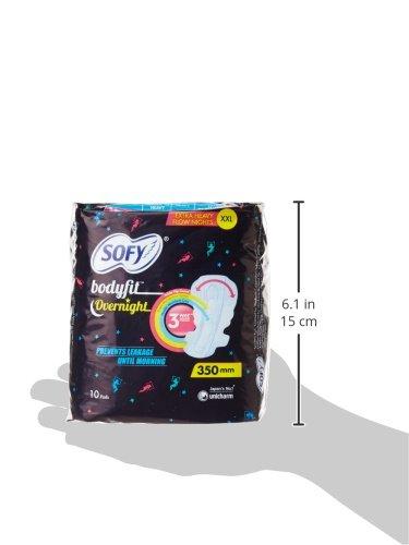 Sofy Sofy Bodyfit Overnight Pads - 10 Pieces (XXL)