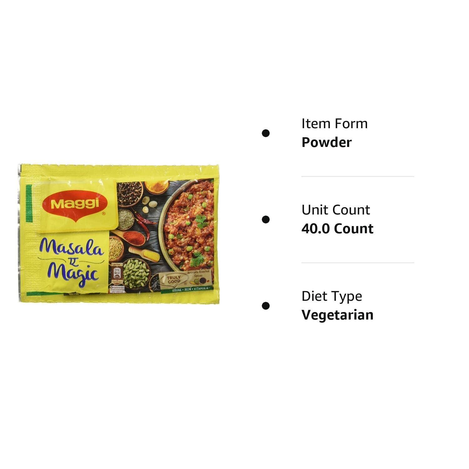 Maggi Maggi Masala A Magic 6Gm (Pack Of 40)