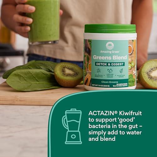 Isopure Isopure Build Your Smoothie Power Bundle Zero Carb Creamy Vanilla Protein Powder (15 Servings) and Amazing Grass Greens Blend Detox & Digest (30 Servings)