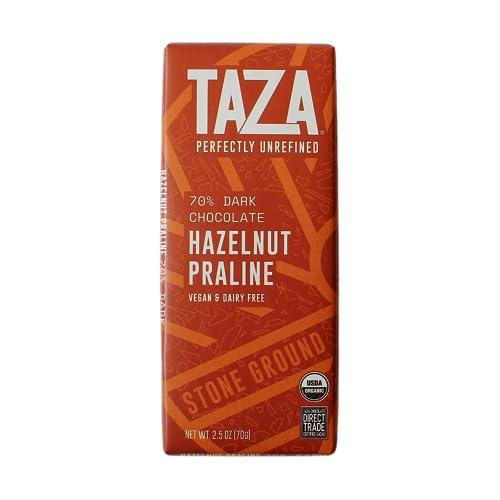 Taza Chocolate Taza Chocolate Organic Seriously Good Dark Chocolate Bar Variety Pack Bundle, 2.5 oz (4 count), Vegan
