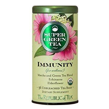 The Republic of Tea The Republic of Tea Organic Immunity Supergreen Tea, 36 Count