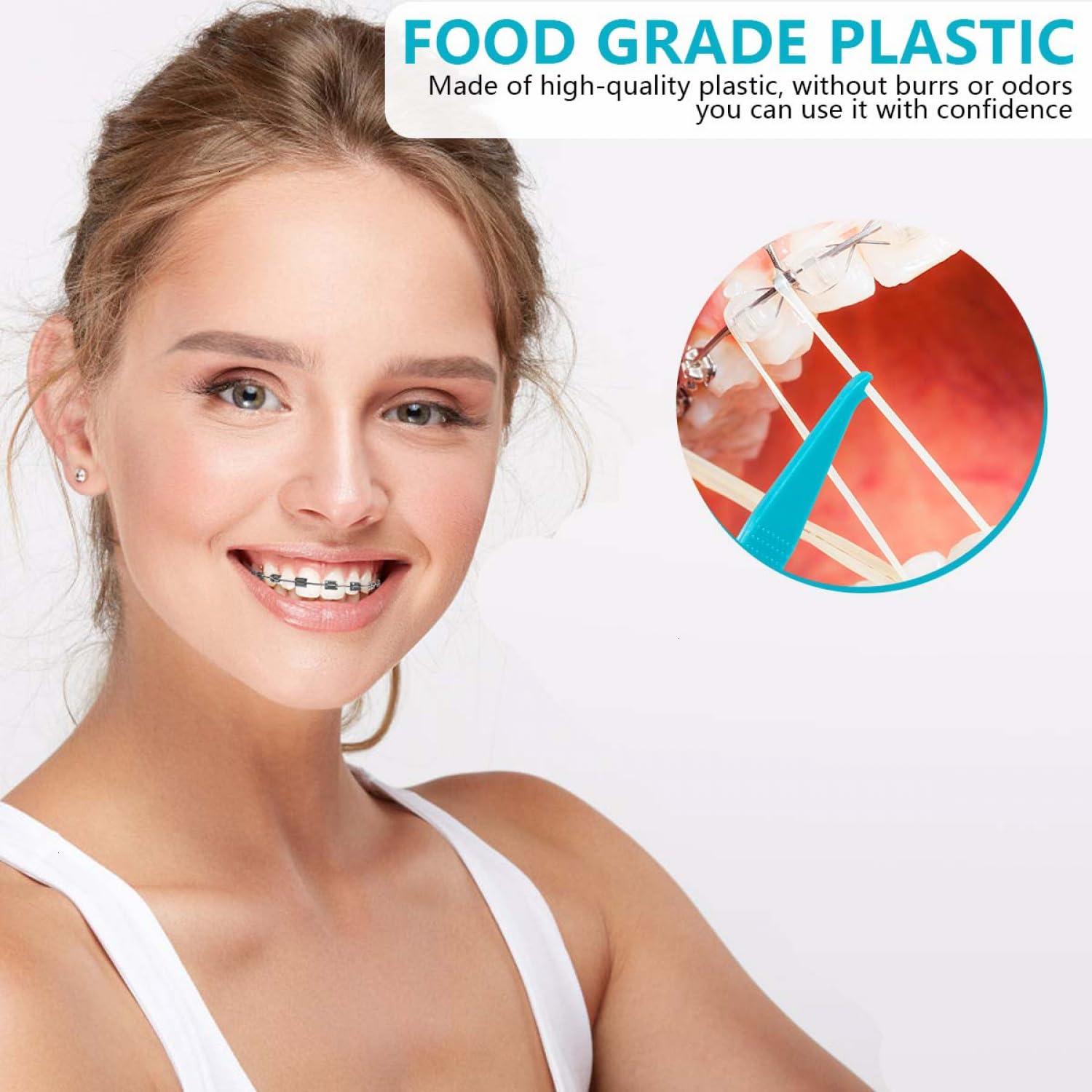 SenseYo SenseYo 200 Pcs Colorful Dental Elastic Braces Rubber Band Tool for Orthodontic Braces