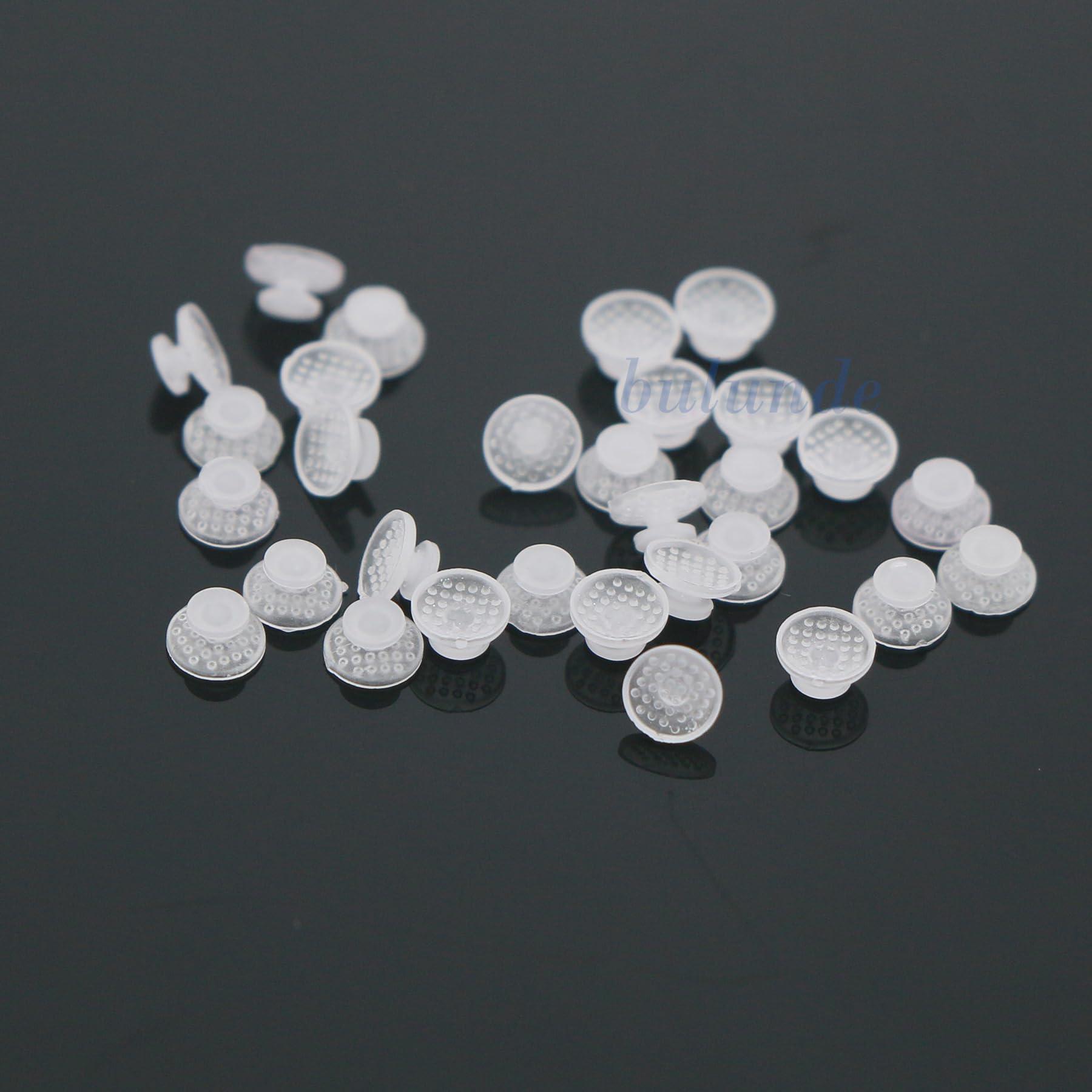 Generic 100 Pcs Ceramic Lingual Buttons Bondable Round Base
