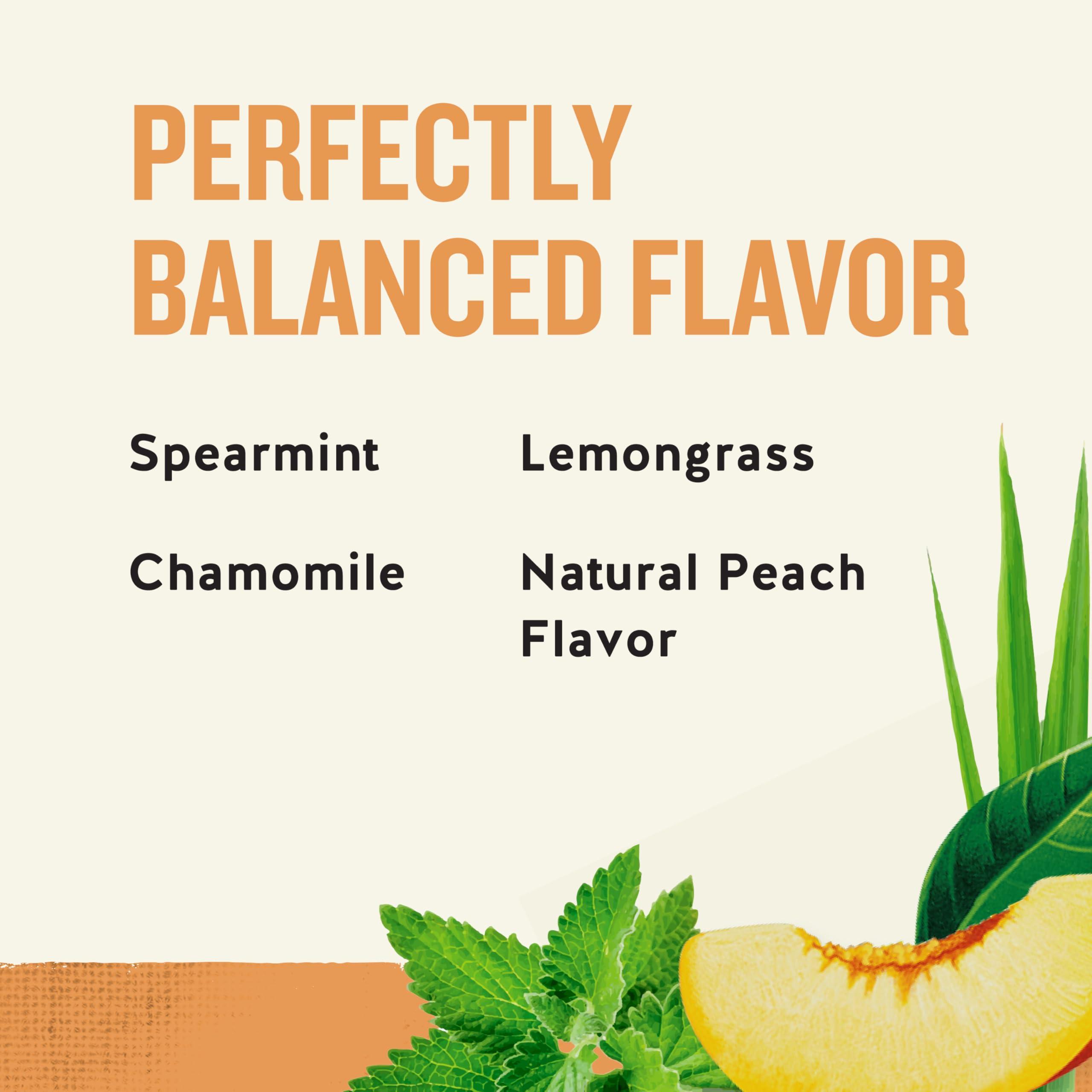 Celestial Seasonings Celestial Seasonings Sleepytime Herbal Tea, Peach, Caffeine Free Sleep Tea, 20 Tea Bags Per Box (Pack of 6)