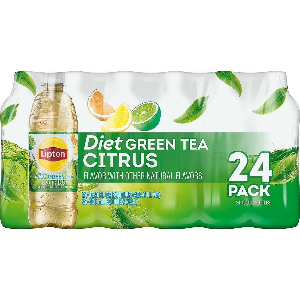 Lipton Lipton Diet Green Tea, 16.9 Ounce (24 Bottles)