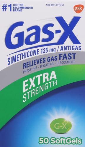 Gas-X Gas-X Extra Strength Gas Relief Softgels with Simethicone 125 mg - 50 Count (Pack of 2)