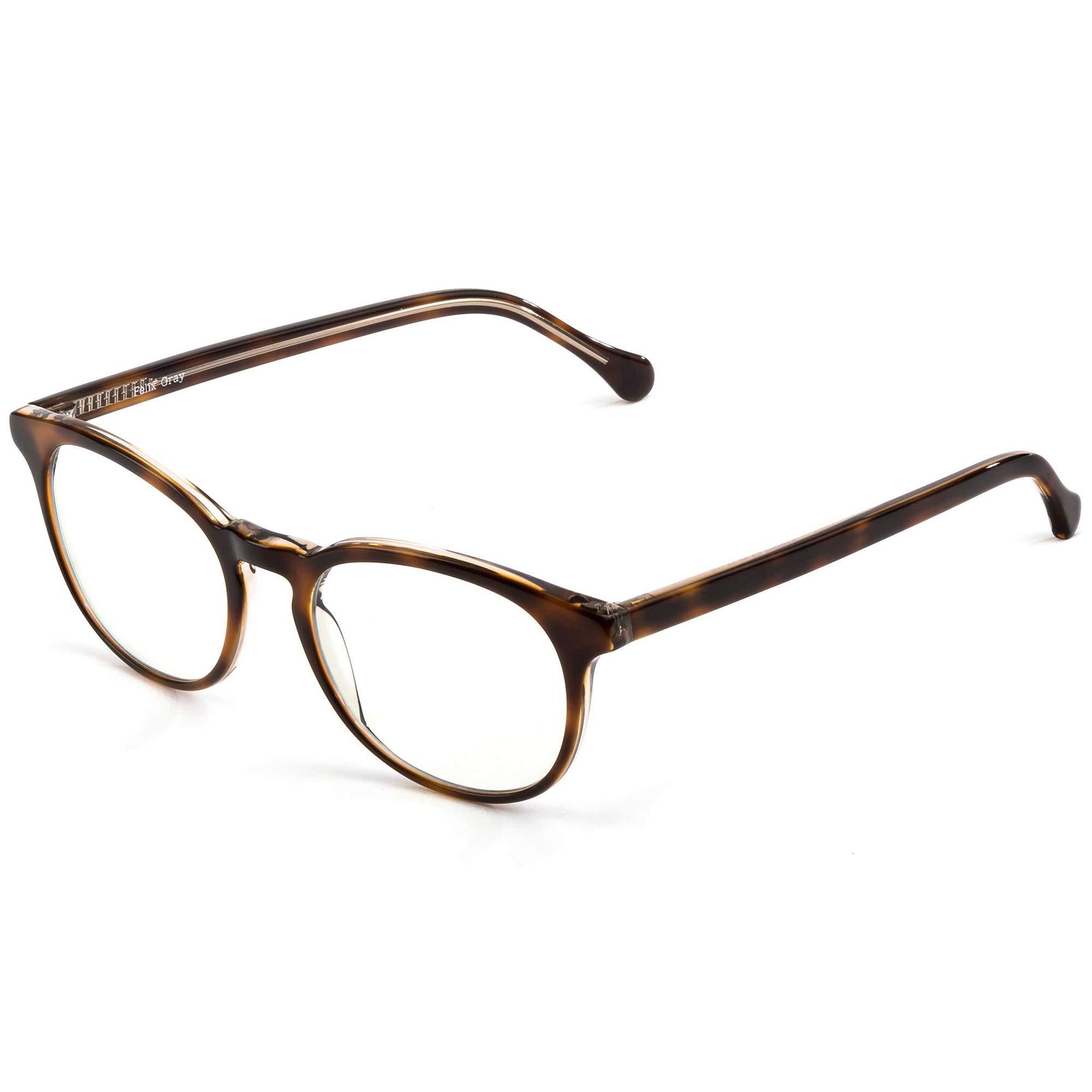 Felix Gray Felix Gray Roebling Blue Light Reading Glasses +1.5 Magnification, Sazerac Crystal
