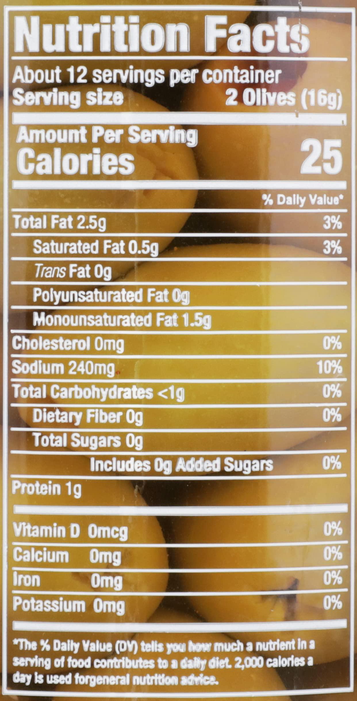 Mario Camacho Mario Camacho Foods Queen Olives Stuffed with Minced Pimiento, 7 Ounce