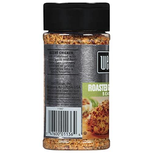 Weber Weber Roasted Garlic & Herb Seasoning, 5.5 Ounce Shaker (Pack of 6)