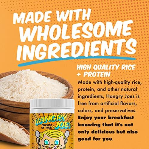 PROJECT AD LLC Hangry Joe\'s Cream Of Rice Hot Rice Cereal, More Food Less Calories, Nutritious Breakfast Meal, Made With Rice Protein (Maple Drizzle)