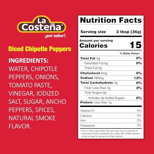 La Costeña La Costea Chipotle Peppers, 8.11 Oz Jar
