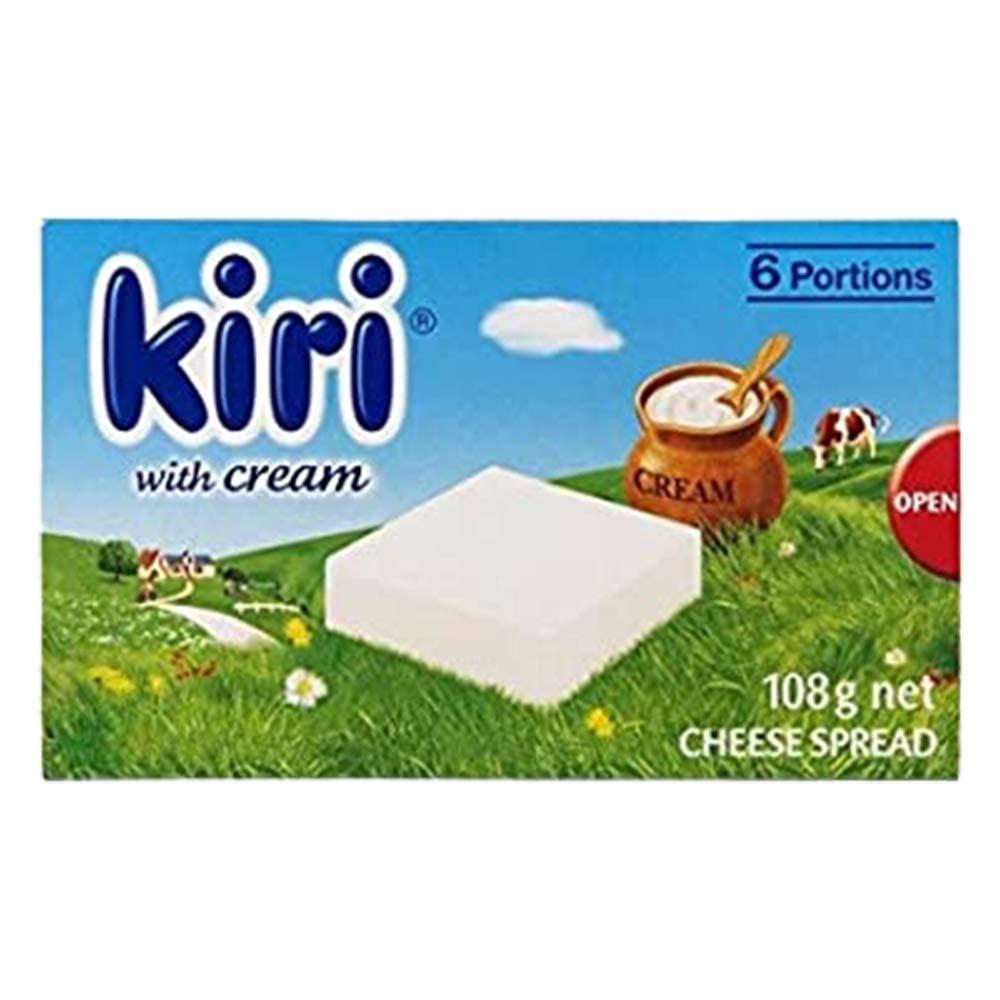 KIRI Kiri Fresh Cream & Milk 6 Cube Cheese, 2 x 108 g