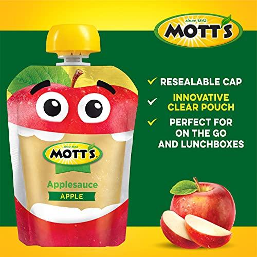 Mott's Mott's Applesauce, Clear Pouches, 3.2 oz (Pack Of 20)