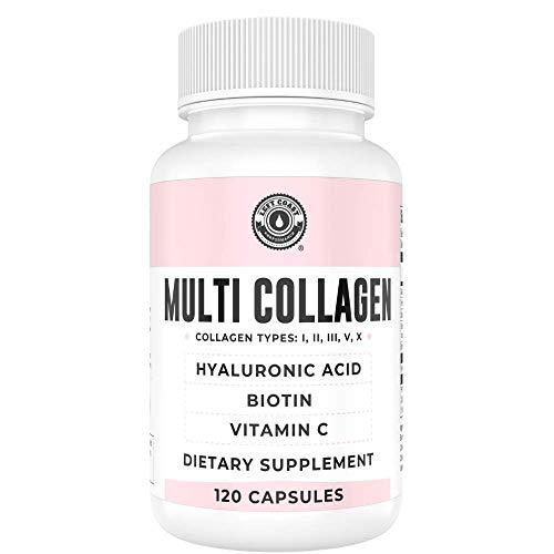 Left Coast Performance Left Coast Performance 120ct Multi Collagen Capsules with Biotin and 180ct Organic Bone Broth Capsules
