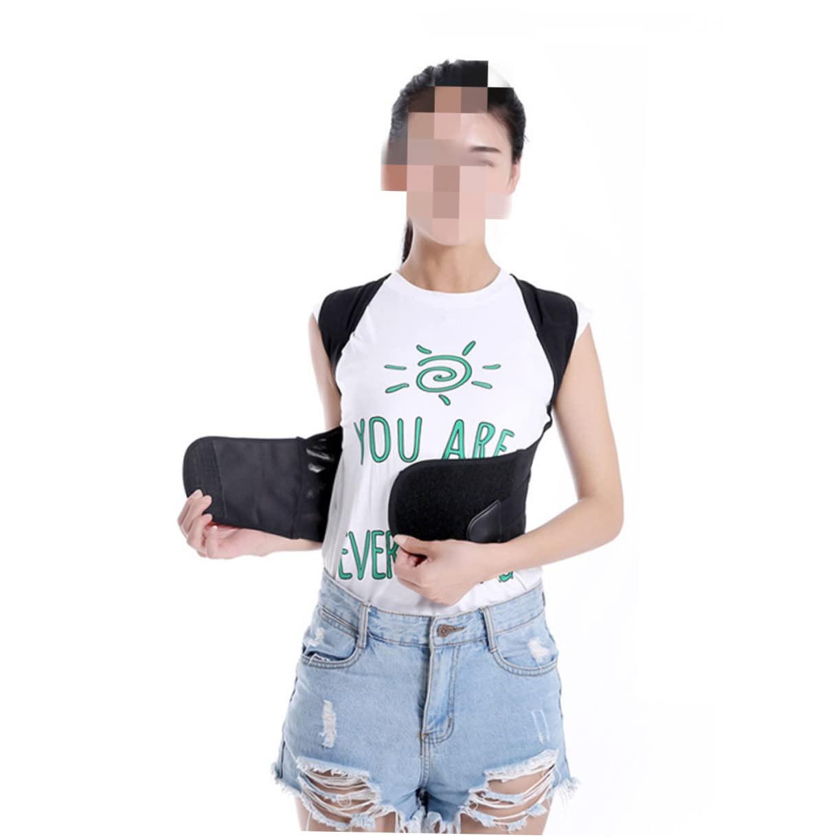 Mobestech Hunchback Brace Braces Brackets Support Belt Vest Posture Humpback Black