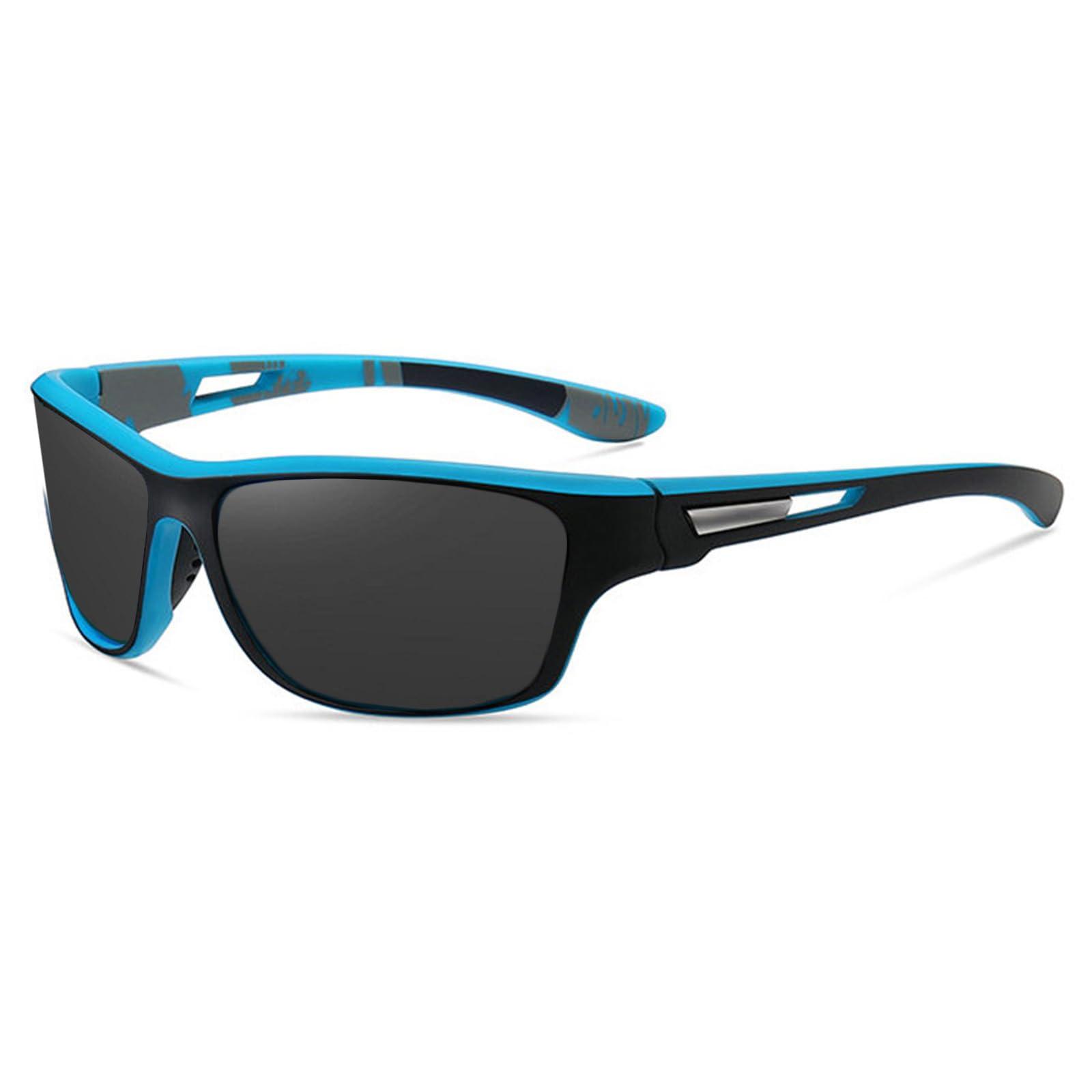 willochra willochra Full lens Polarized Reading Sunglasses for Men Driving Running Sports Reader Square UV Protection Style Unisex (blue black, 3.75, multiplier_x)