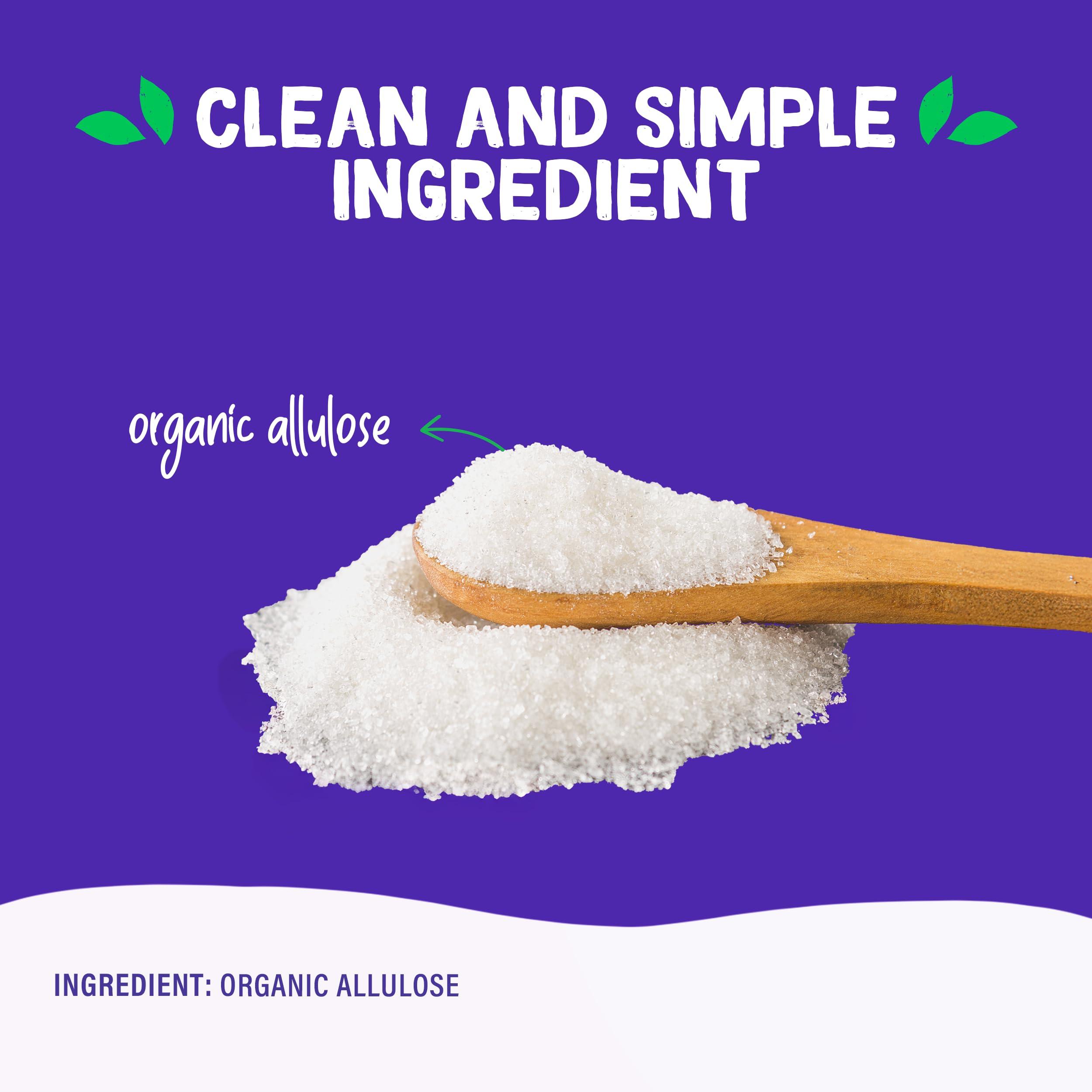 Pyure Pyure Organic Allulose Sweetener | Zero Carb, Zero Sugar, Zero Calorie | 0 Glycemic Index, No Erythritol, Gluten Free & Vegan Keto Sweetener | Plant Based Sweetener for Keto Friendly Food | 9 oz