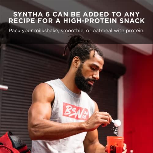 BSN BSN Syntha-6 Whey Protein Powder, Cold Stone Creamery- Cookie Doughn't You Want Some, Micellar Casein, Milk Protein Isolate Powder, 25 Servings