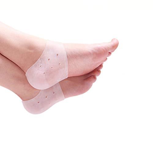 Milisten Milisten Pair Heel Protector Heels for Women high Heel Sock Gel Heel Socks Skin feet Pressure Socks Heel Pads Cracked Heel Socks Silicone Socks for Dry feet moisturizing White Man