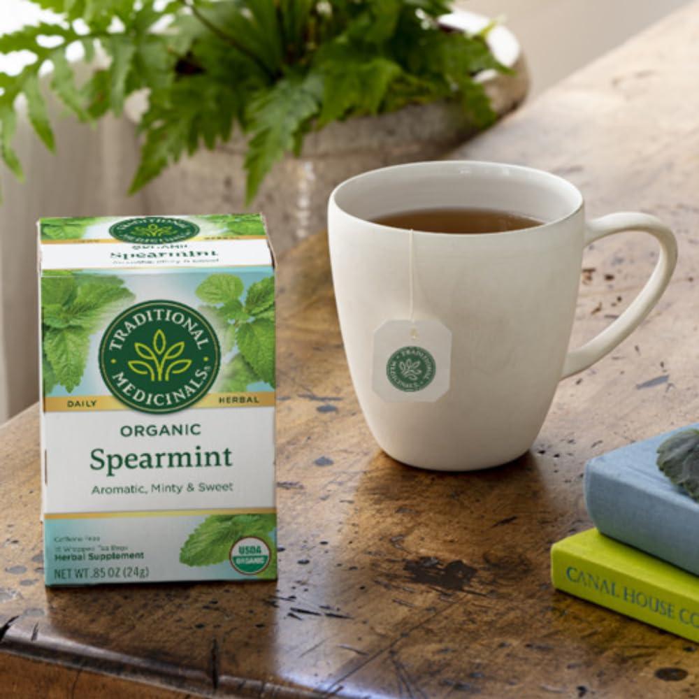 Traditional Medicinals Traditional Medicinals Tea Organic Spearmint 16ct, 6Pack