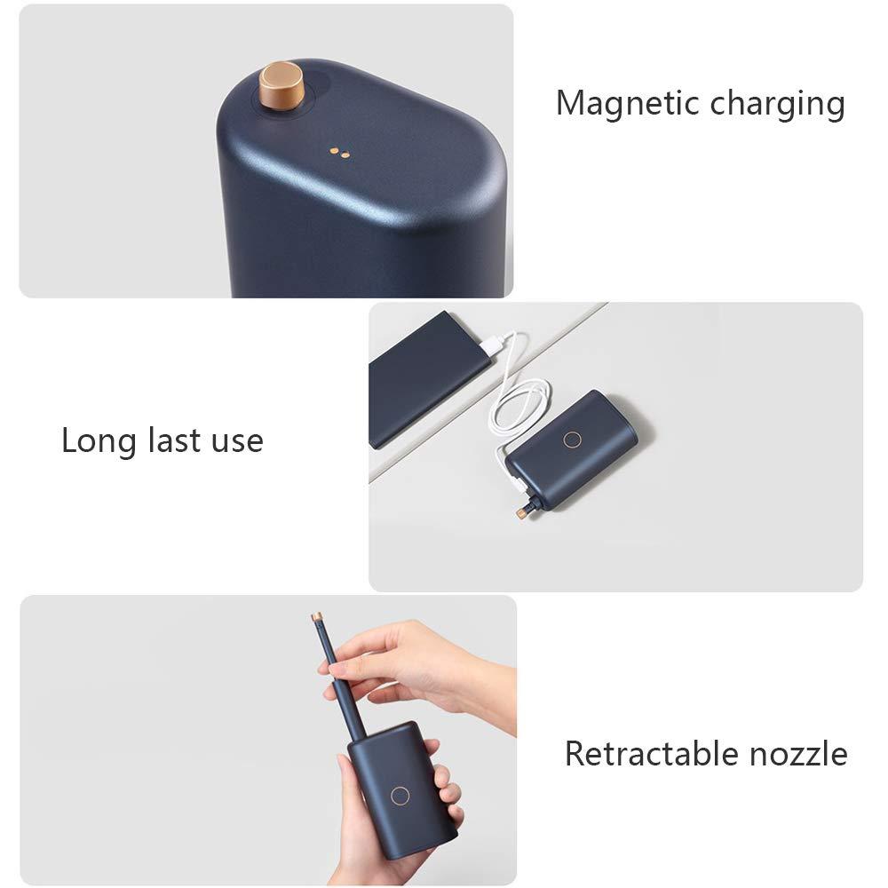 VYSIYIA Portable Travel Bidet IPX6 Waterproof Mini Sprayer with Bubbles Travel Size Cleanser with Three Modes Retractable Nozzle Rotatable Blue