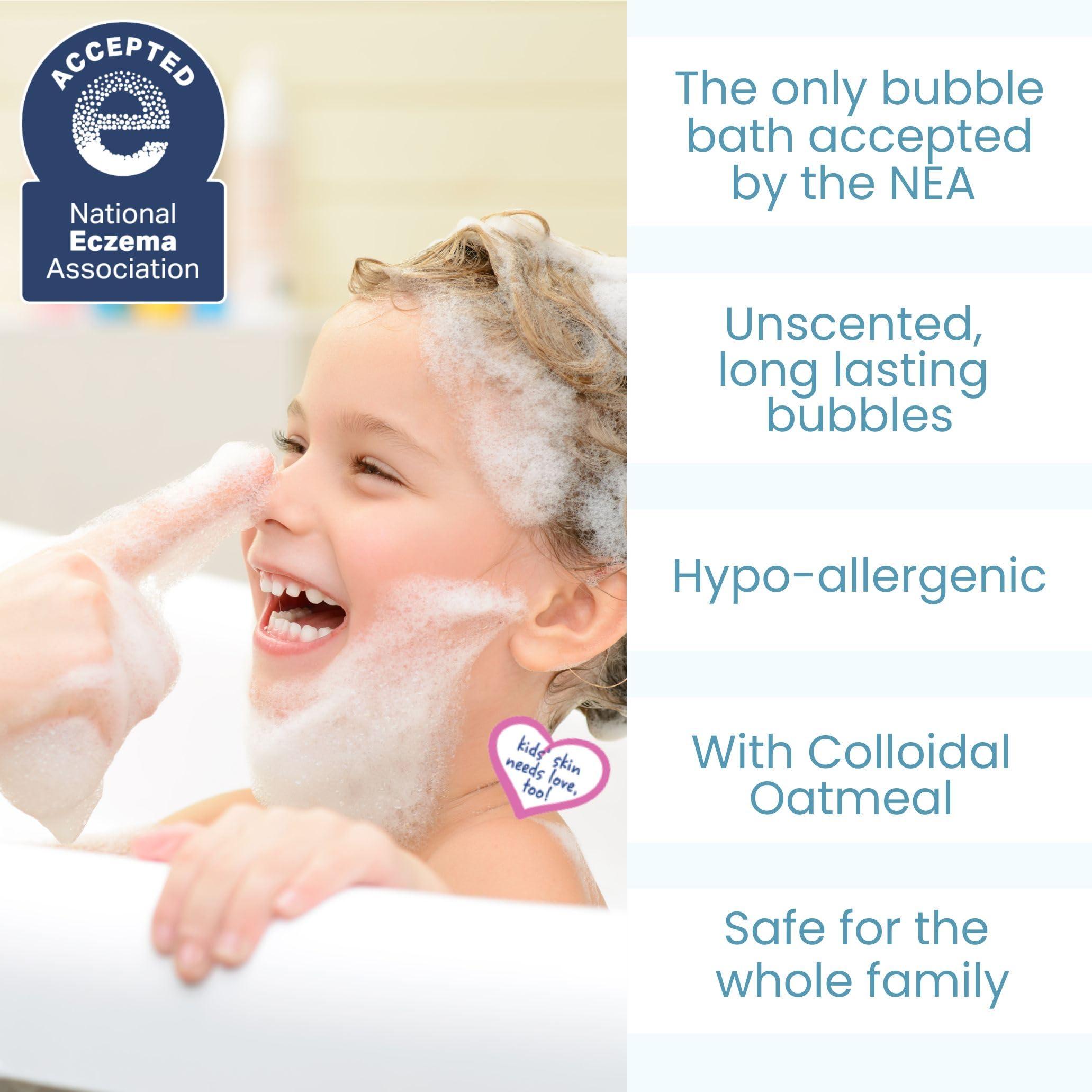TruKid TruKid Bubble Podz Bubble Bath for Baby & Kids, NEA-Accepted for Eczema, Gentle Refreshing Colloidal Oatmeal Bath Bomb for Sensitive Skin, pH Balance 7 for Eye Sensitivity, Unscented (10 Podz)