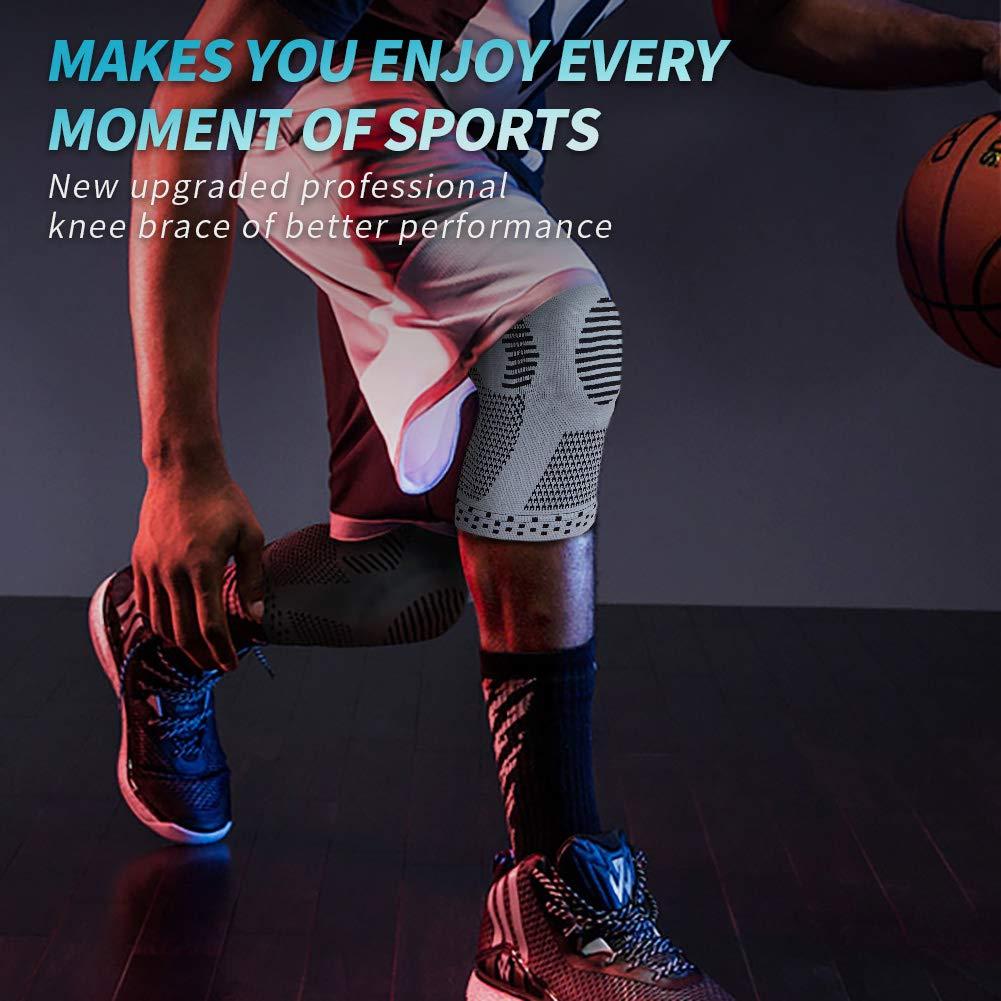 NEENCA NEENCA Professional Knee Brace for Pain Relief, Medical Knee Support with Patella Pad & Side Stabilizers, Compression Knee Sleeve for Meniscus Tear, ACL, Joint Pain, Runner, Workout - FSA/HSA Eligible