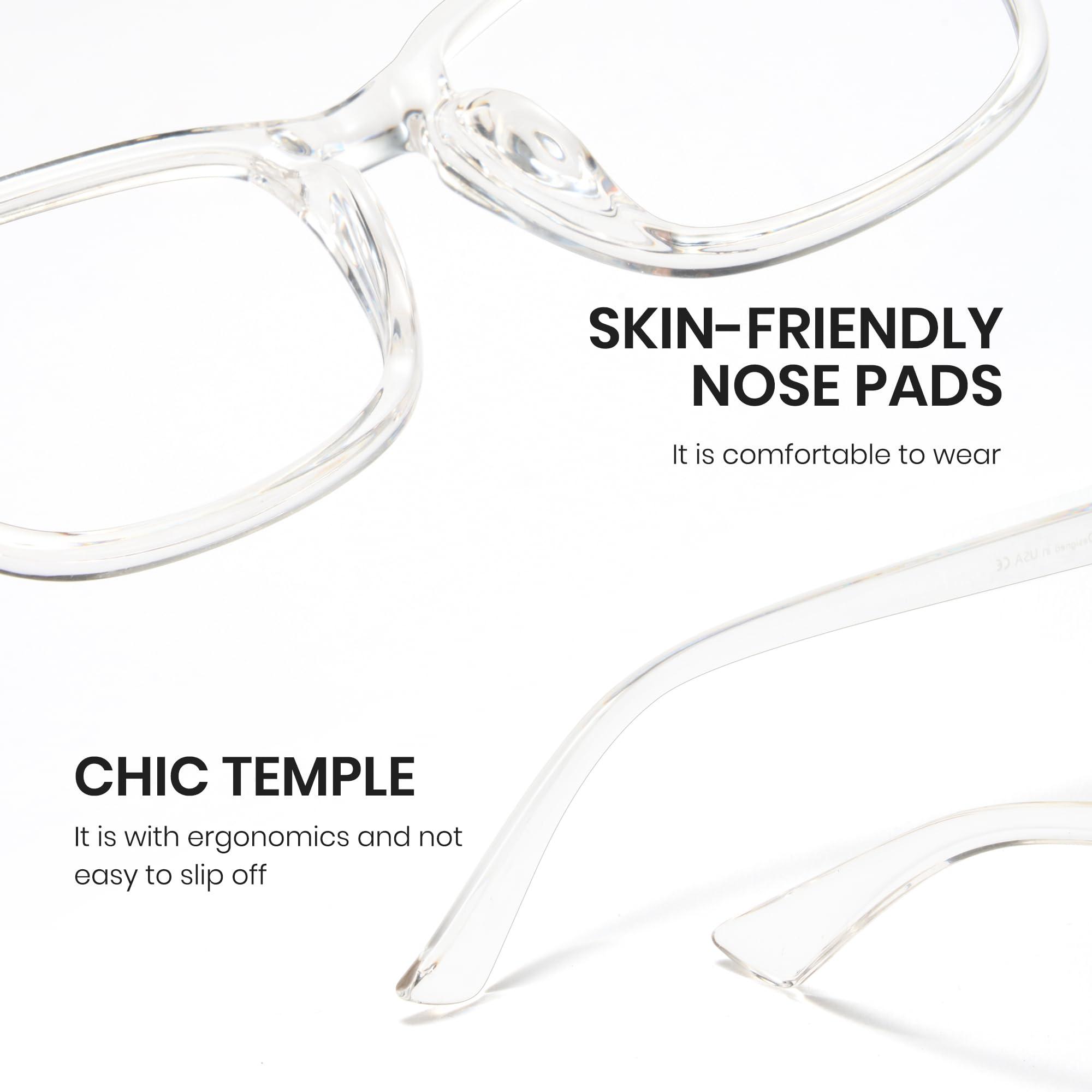 Cyxus Cyxus Photochromic Glasses Men Women UV Protection with Blue Light Blocking 8082i34