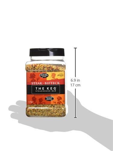 The Keg The Keg Steakhouse Steak Seasoning Gluten Free No MSG Added - 1.1kg | 38.8oz {Imported from Canada}