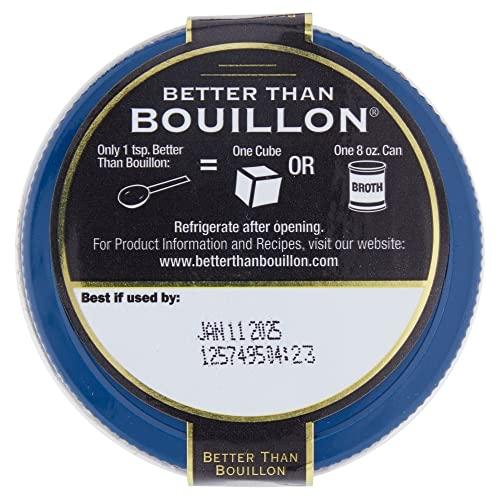 Better Than Bouillon Better Than Bouillon Reduced Sodium Roasted Chicken Base, Made with Seasoned Roasted Chicken & Less Sodium, 38 Servings Per Jar 8 Ounce (Pack of 6)