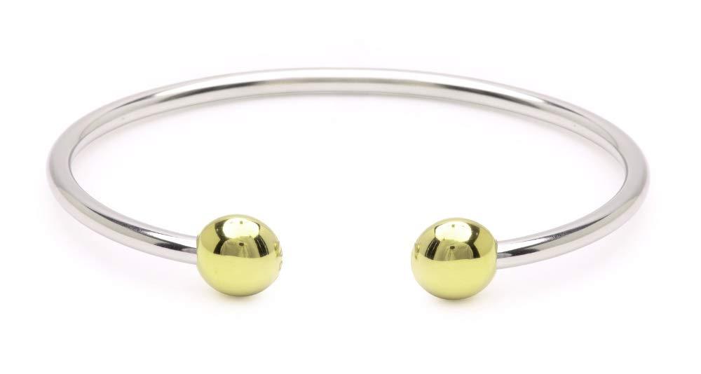 QRAY QRAY Combo Standard Steel Golf Athletic Bracelet Men Women C-Shaped Health Wellness Bracelet (Medium: 7"~7.75")