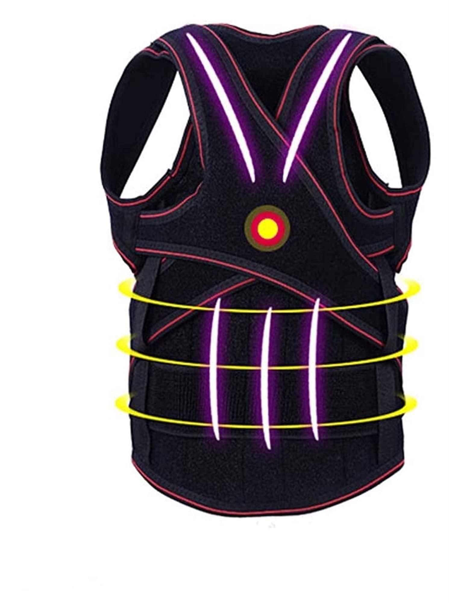 XFYJR XFYJR Back Posture Corrector - Kids Hunchback,Best Brace Help to Improve Posture Adjustment Teenager ShoulderLower Back Pain Relief Belt (Size : Medium)