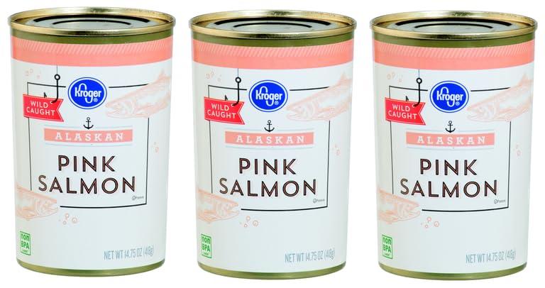 Generic Pack Of 3 Wild Caught Canned Alaskan Pink Salmon 14.75 oz.