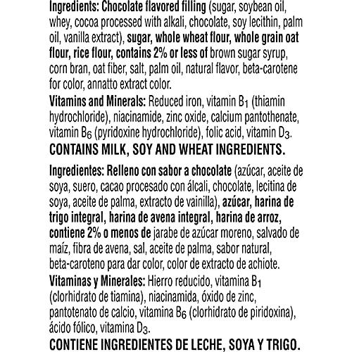 KRAVE Kellogg's Krave, Breakfast Cereal, Chocolate, Filling Made with Real Chocolate, Family Size, 17.3oz Box