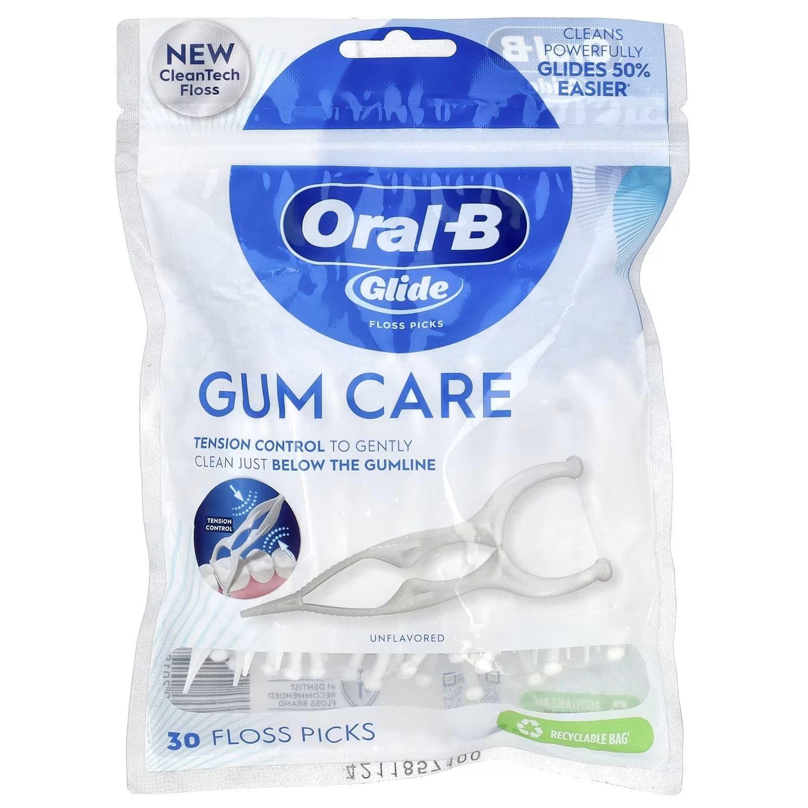 Oral-B Oral-B Glide Gum Care Floss Picks, 30 each (Value Pack of 7)