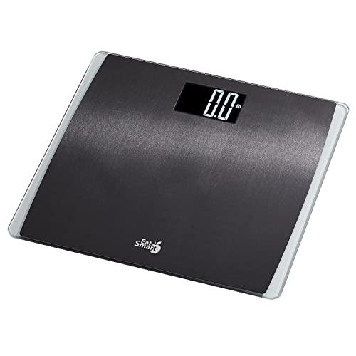 EatSmart Eat Smart Precision Digital Bathroom Scale, 550 lb High Capacity Scale, Extra Wide Platform, Bath Scale for Body Weight, Black