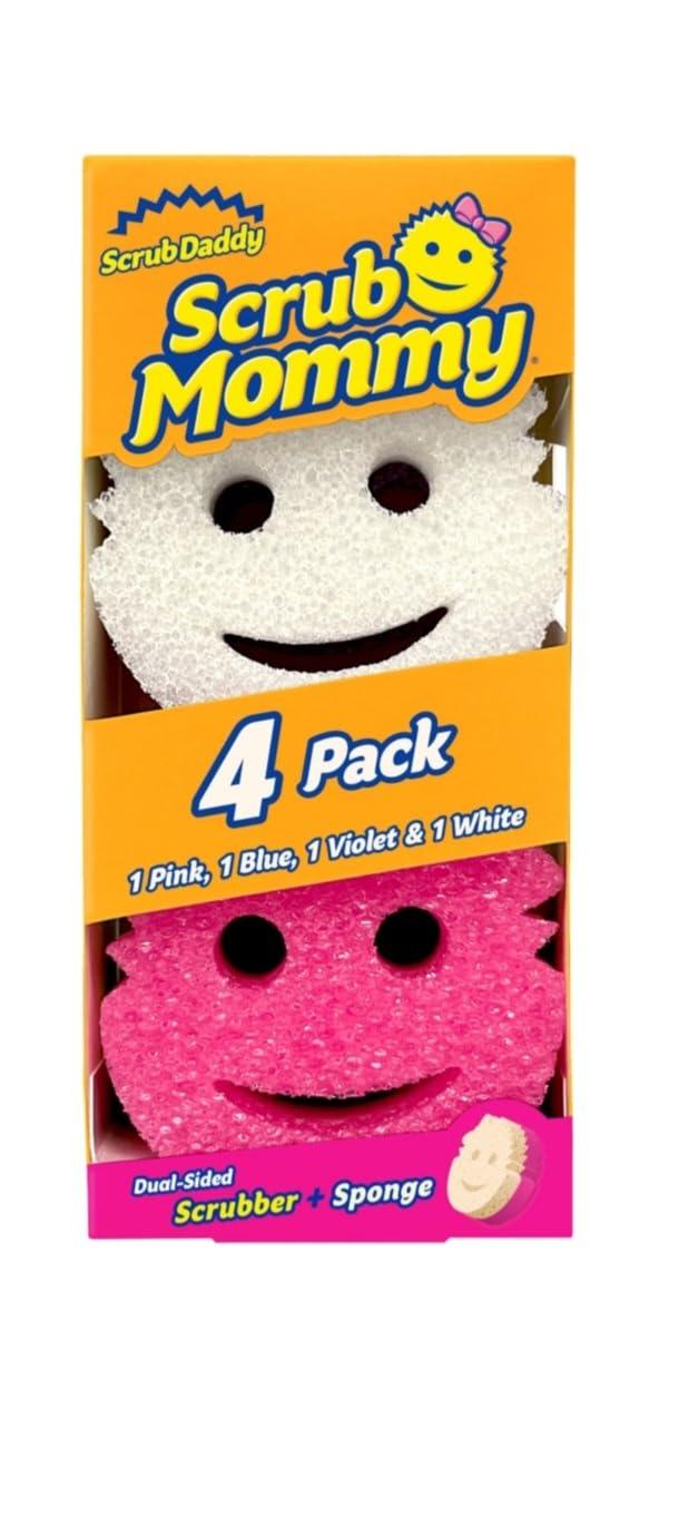 Scrub Daddy Scrub Daddy, Scrub Mommy, 4 Pack, Assorted Color
