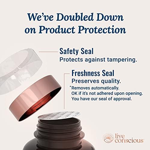 Live Conscious Live Conscious CurcuWell - Curcumin and Boswellia Blend | Maximum Strength Joint, Body and Cognitive Support - 60 Day Supply (2-Pack)