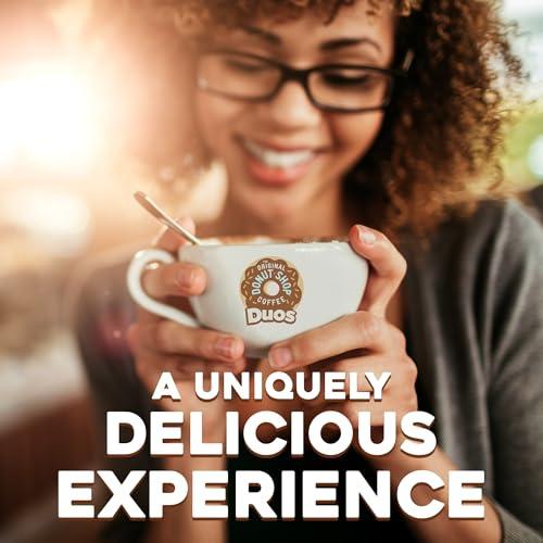 The Original Donut Shop The Original Donut Shop Duos Nutty + Caramel Coffee, Keurig Single Serve K-Cup Pods, Light Roast Coffee, 60 Count, (6 Packs of 10)