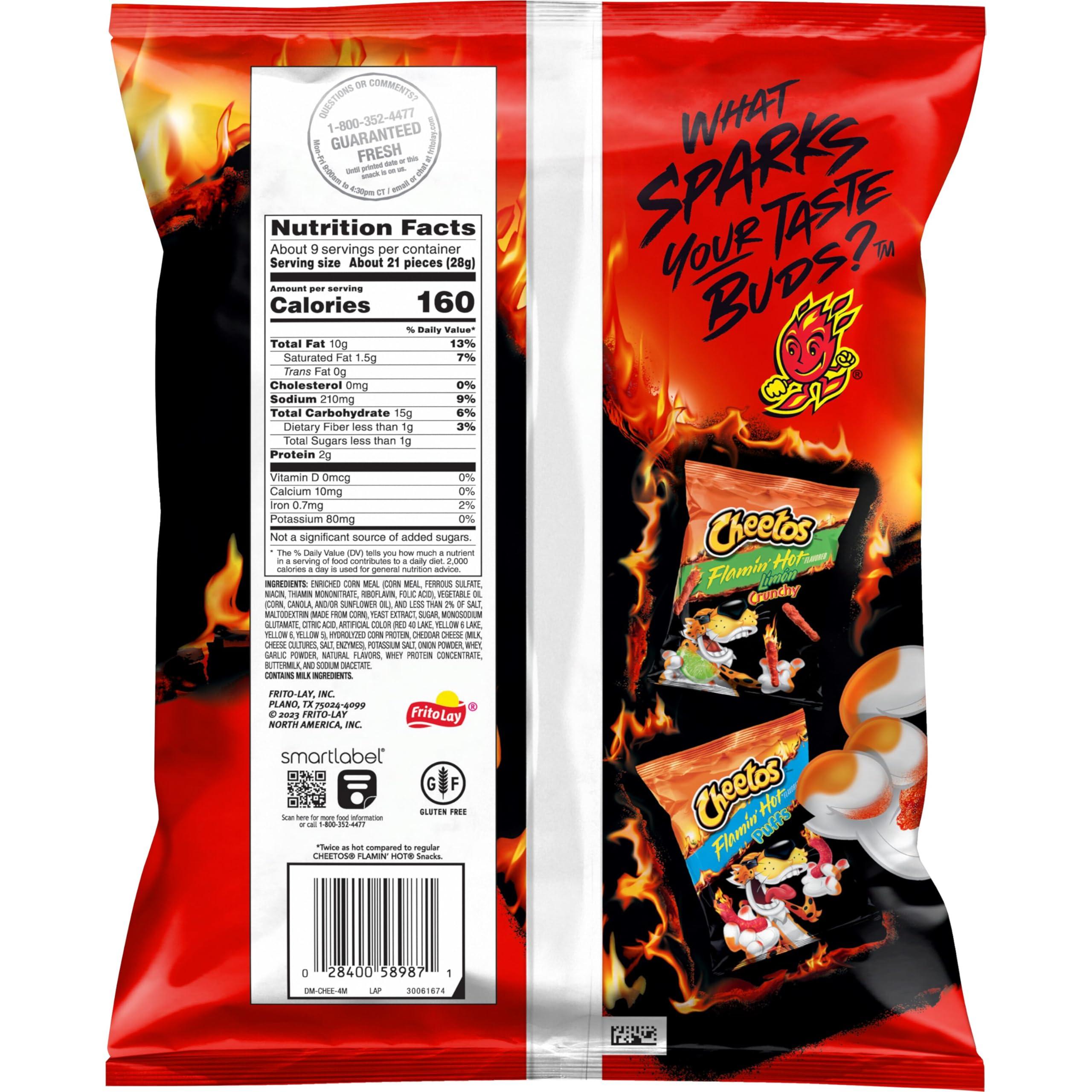 Cheetos Cheetos Xxtra Flamin\' Hot Cheese Flavored Snacks, 8.5 Oz