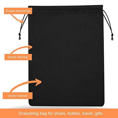 DR Drawstring Bags 12-Pack For Storage Pantry Gifts (4 x 6 inch - 12 pack)