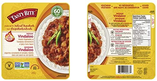 TASTY BITE Tasty Bite Heat and Eat Indian Cuisine Entree, Indian Vindaloo Curry, 10 Ounce (Pack of 1)
