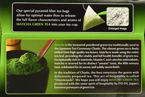 Ito En ITOEN, Green Tea, Matcha, Lemongrs, Pack of 8, Size 20 CT