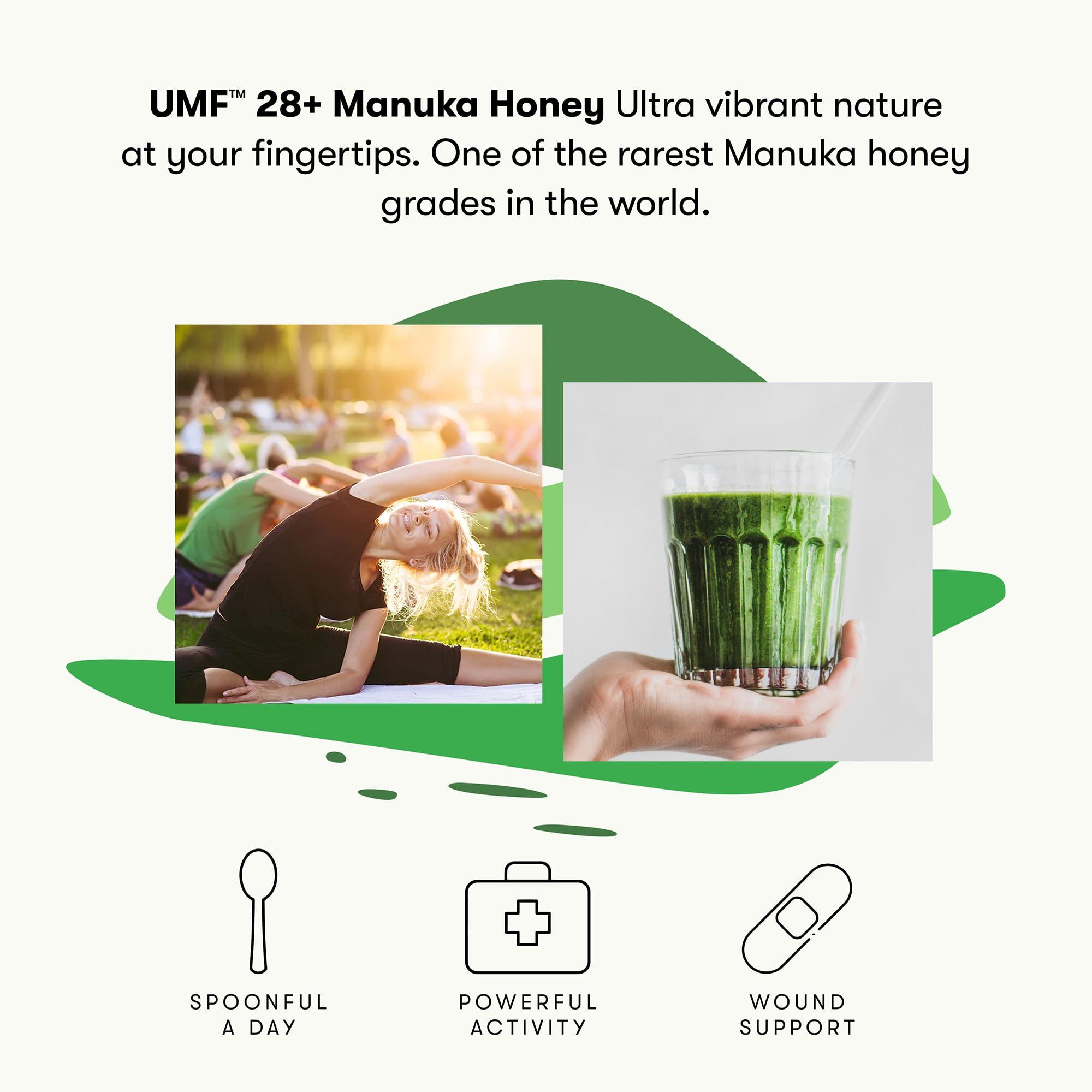 NEW ZEALAND HONEY CO New Zealand Honey Co. Raw Manuka Honey UMF 28+ | MGO 1450+, UMF Certified / 4.4oz