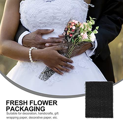 Ciieeo Ciieeo 10 Sheets Bouquet Wrapping Net Bouquet Packing Mesh Bouquet Wrapping Paper - Tissue Folding Paper Sugar Wrapper Candy Wrappers Flower Bouquet Wrapping Mesh Flowers Coarse Mesh