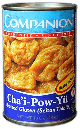 Companion Foods Companion - Braised Gluten Seitan Tidbits, 10 oz. Can (Pack of 6)