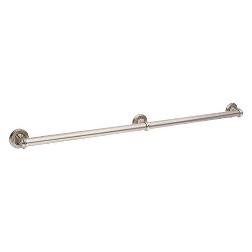 Ginger Ginger Grab Bar for Bathroom (42-Inch) Solid Brass Safety Bathtub and Shower Handle for Seniors, Satin Nickel